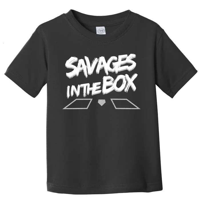 Savages in The Box New York baseball Toddler T-Shirt