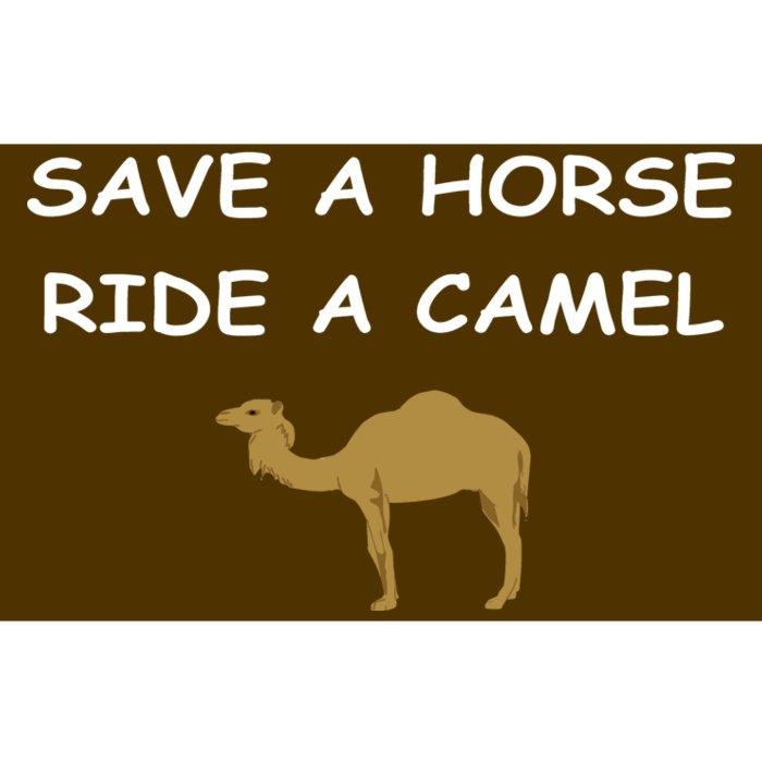 Save A Horse Ride A Camel Funny Bumper Sticker