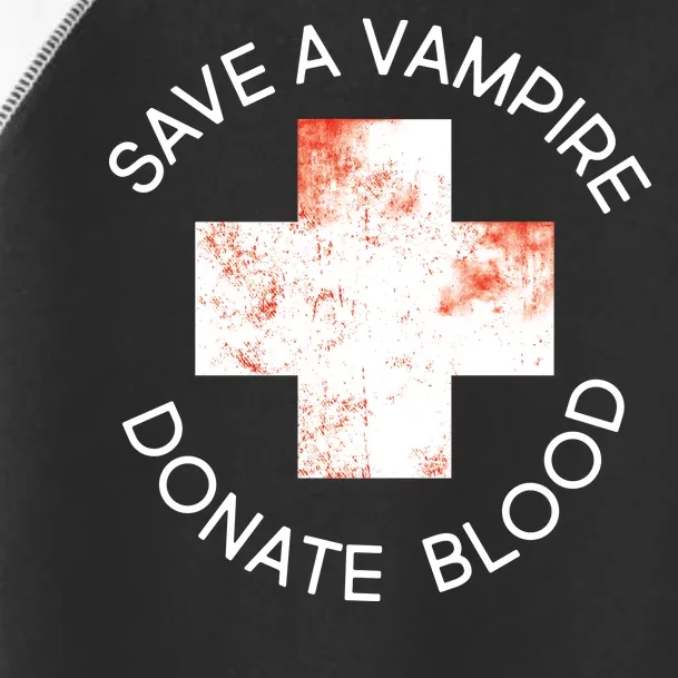 Save A Vampire Donate Blood Toddler Fine Jersey T-Shirt