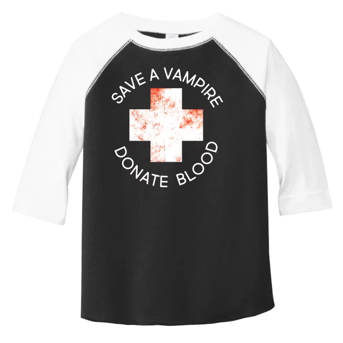 Save A Vampire Donate Blood Toddler Fine Jersey T-Shirt