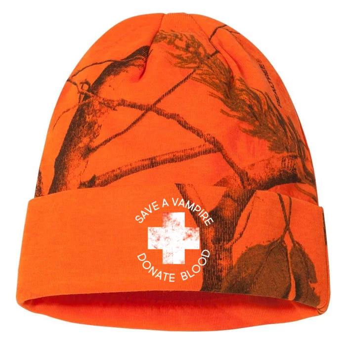 Save A Vampire Donate Blood Kati - 12in Camo Beanie