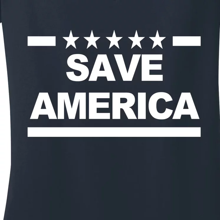 Save America Pro American Women's V-Neck T-Shirt