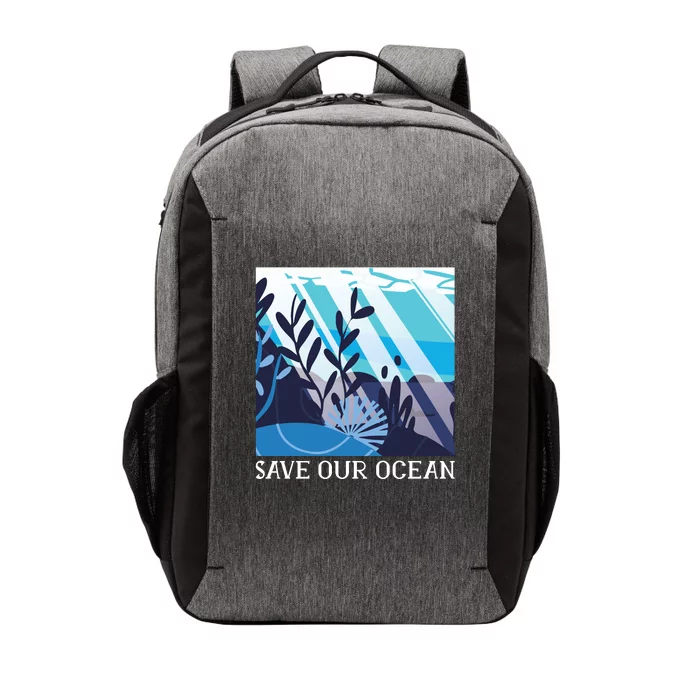 Save Our Ocean Vector Backpack