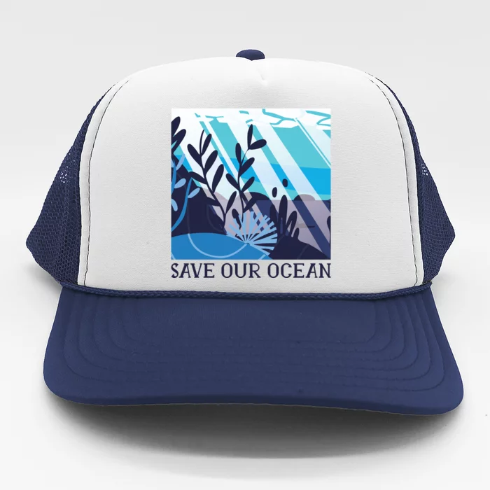 Save Our Ocean Trucker Hat