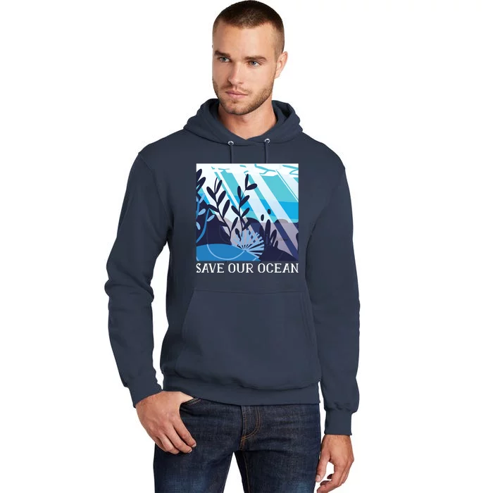 Save Our Ocean Tall Hoodie