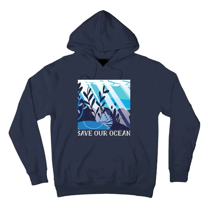 Save Our Ocean Tall Hoodie