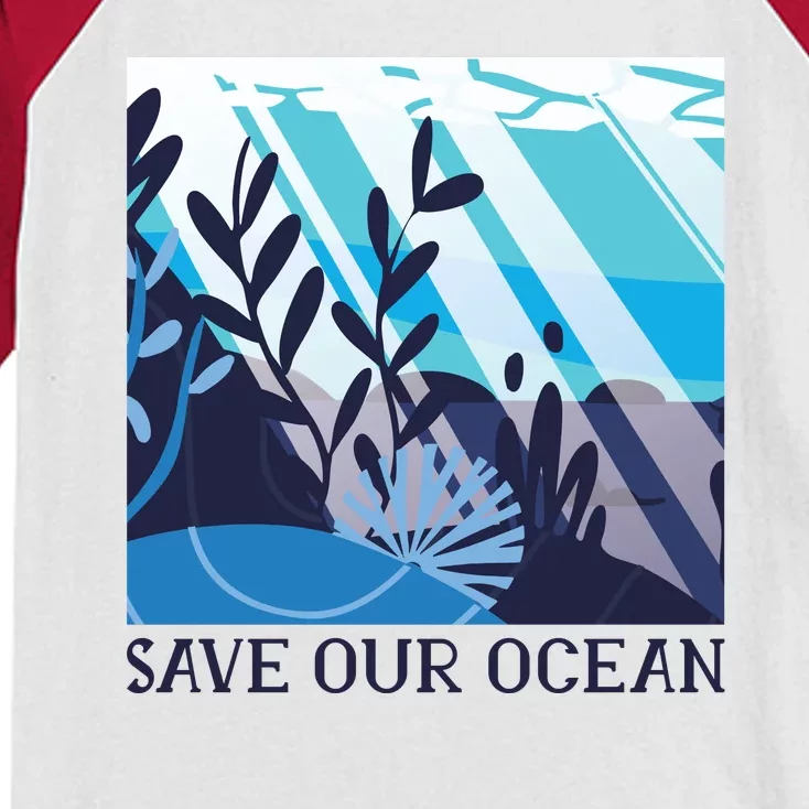 Save Our Ocean Kids Colorblock Raglan Jersey