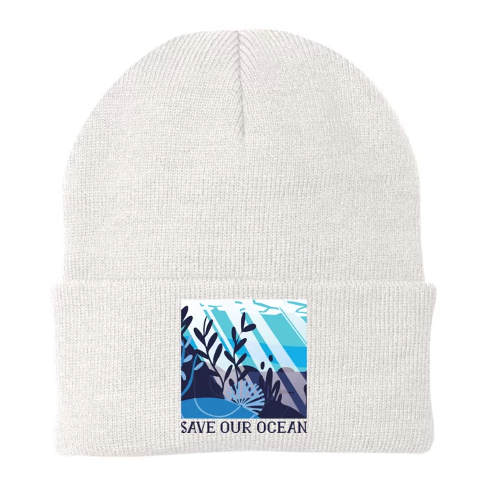 Save Our Ocean Knit Cap Winter Beanie