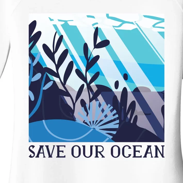 Save Our Ocean Women's Perfect Tri Tunic Long Sleeve Shirt