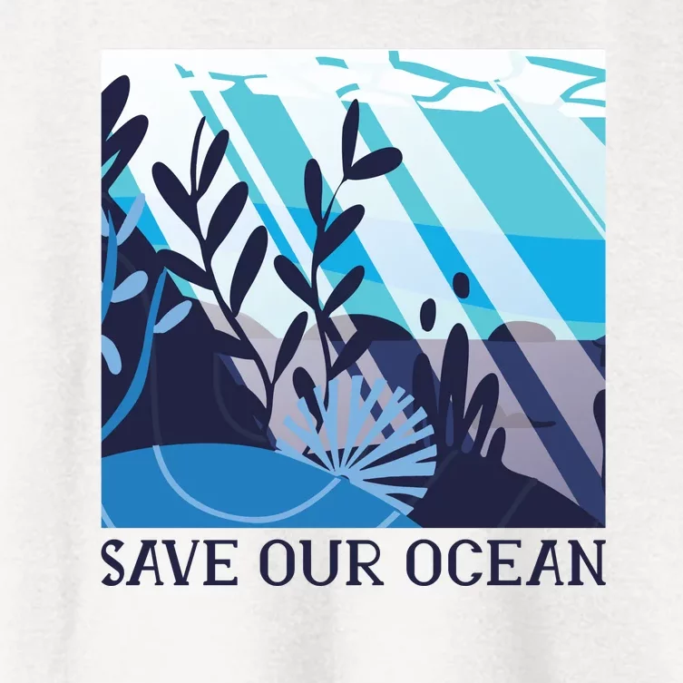 Save Our Ocean Women's Crop Top Tee