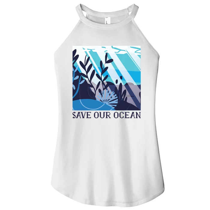 Save Our Ocean Women’s Perfect Tri Rocker Tank