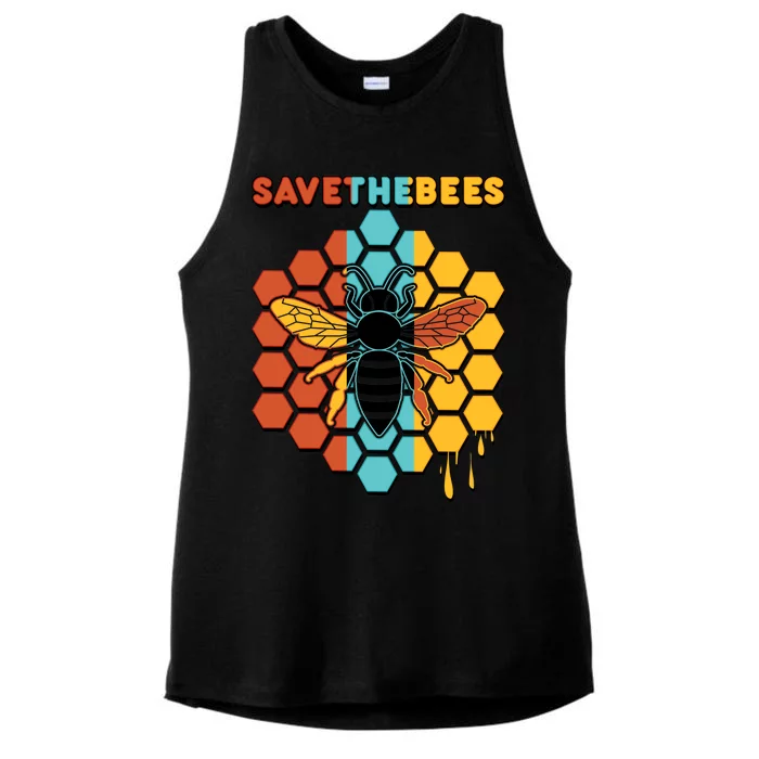 Save The Bees Ladies Tri-Blend Wicking Tank