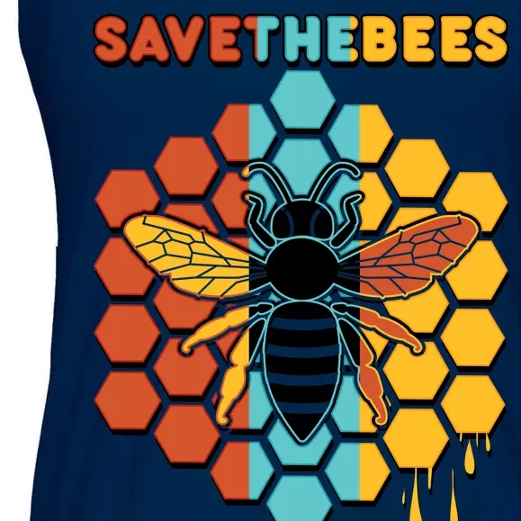 Save The Bees Ladies Essential Flowy Tank