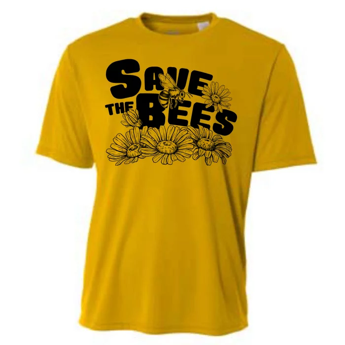 Save The Bees Floral Cooling Performance Crew T-Shirt