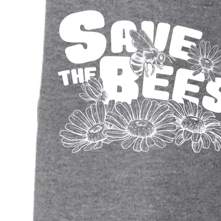 Save The Bees Floral Doggie 3-End Fleece Hoodie