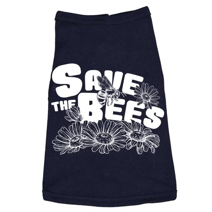 Save The Bees Floral Doggie Tank