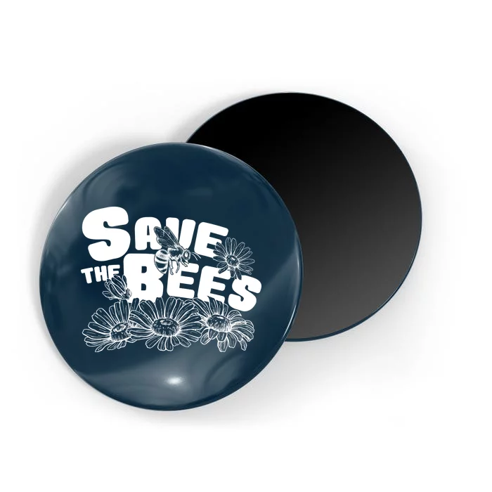 Save The Bees Floral Magnet