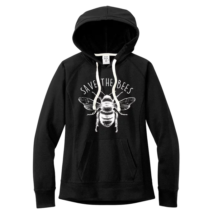 Save The Bees Vintage Women's Fleece Hoodie