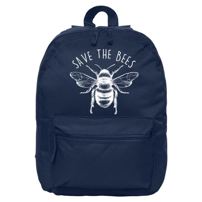 Save The Bees Vintage 16 in Basic Backpack