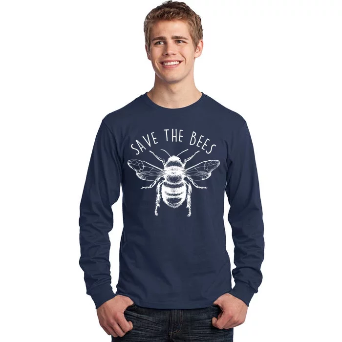 Save The Bees Vintage Tall Long Sleeve T-Shirt