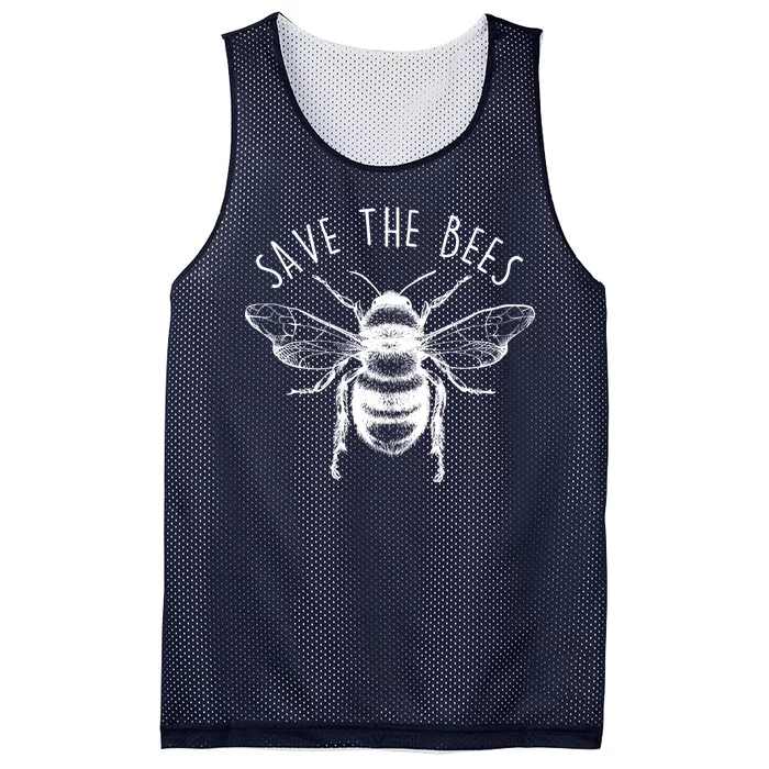 Save The Bees Vintage Mesh Reversible Basketball Jersey Tank