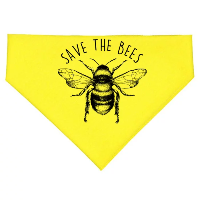 Save The Bees Vintage USA-Made Doggie Bandana