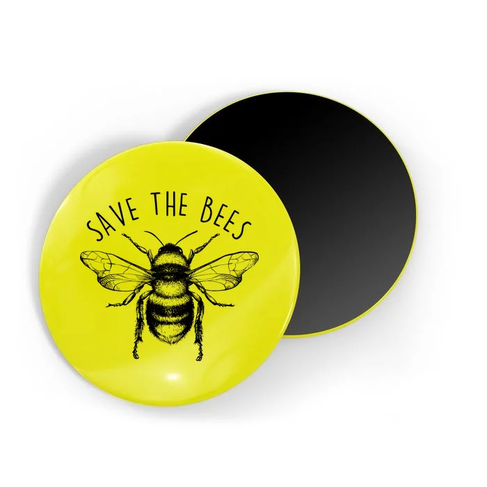 Save The Bees Vintage Magnet