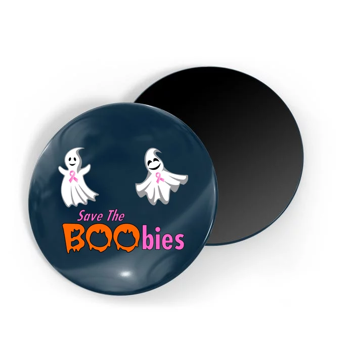 Save The Boobies Halloween Ghost Magnet