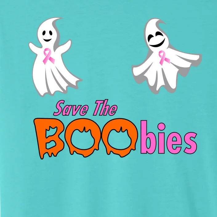 Save The Boobies Halloween Ghost ChromaSoft Performance T-Shirt