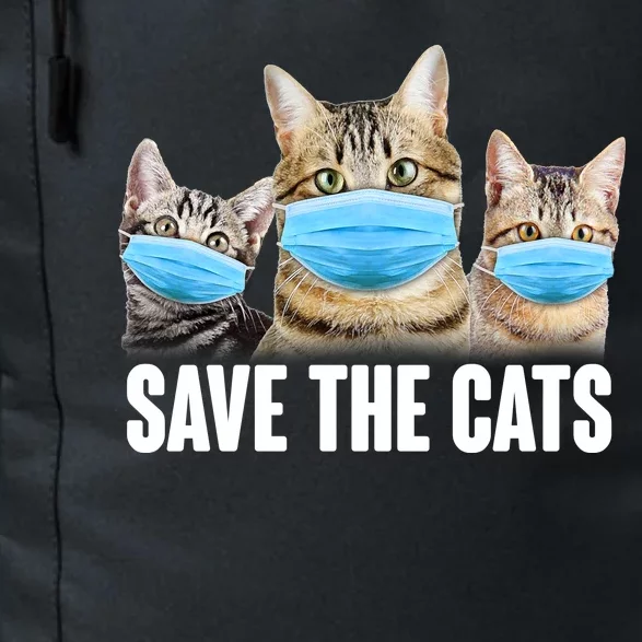 Save The Cats Face Mask Pandemic Daily Commute Backpack