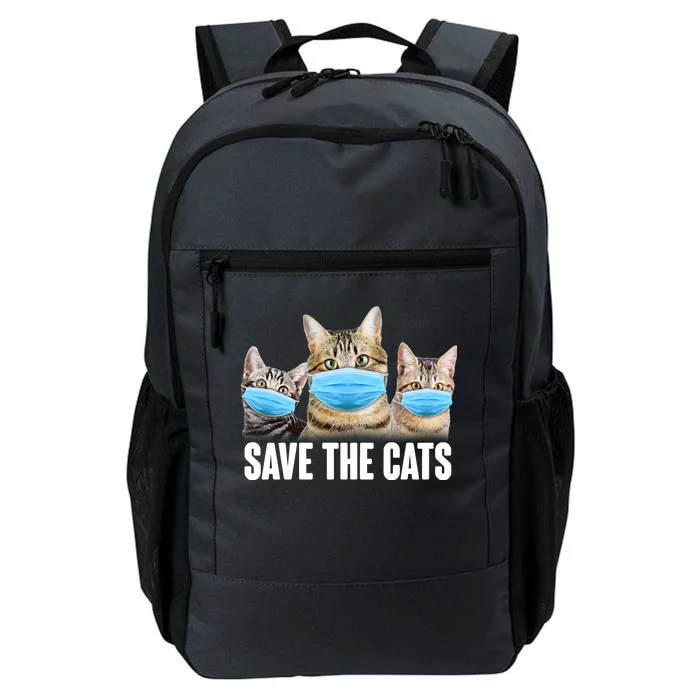 Save The Cats Face Mask Pandemic Daily Commute Backpack