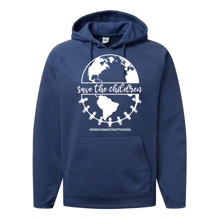 Save The Children End Human Trafficking Performance Fleece Hoodie