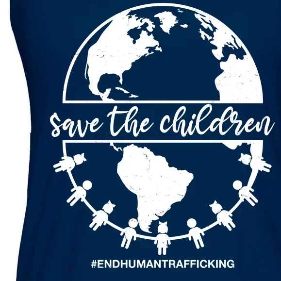 Save The Children End Human Trafficking Ladies Essential Flowy Tank