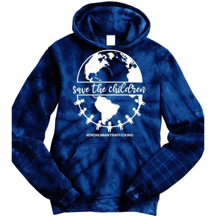 Save The Children End Human Trafficking Tie Dye Hoodie