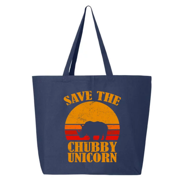 Save The Chubby Unicorn Distressed Sun 25L Jumbo Tote