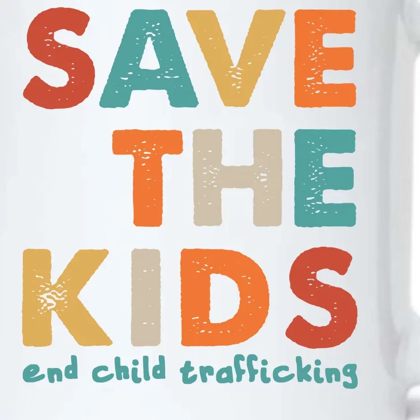 Save the Kids End Child Trafficking Black Color Changing Mug