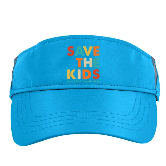 Save the Kids End Child Trafficking Adult Drive Performance Visor