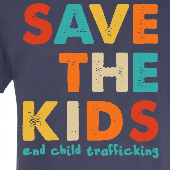 Save the Kids End Child Trafficking Garment-Dyed Heavyweight T-Shirt