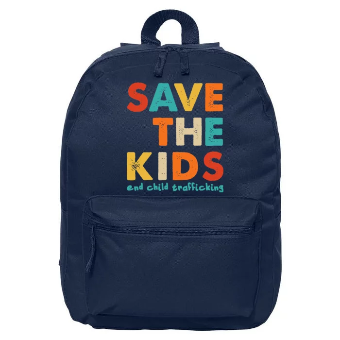 Save the Kids End Child Trafficking 16 in Basic Backpack