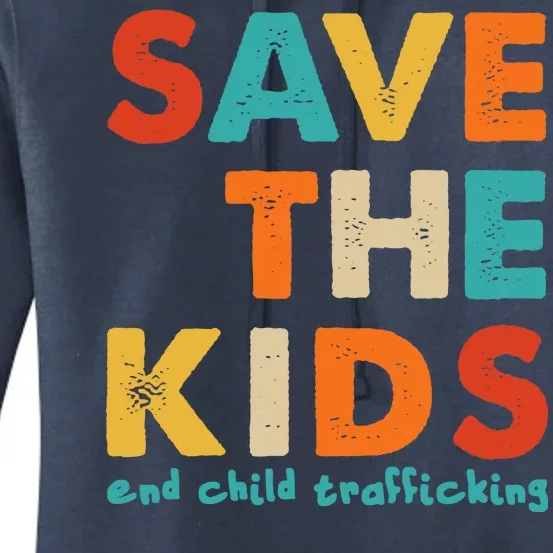 Save the Kids End Child Trafficking Women's Pullover Hoodie