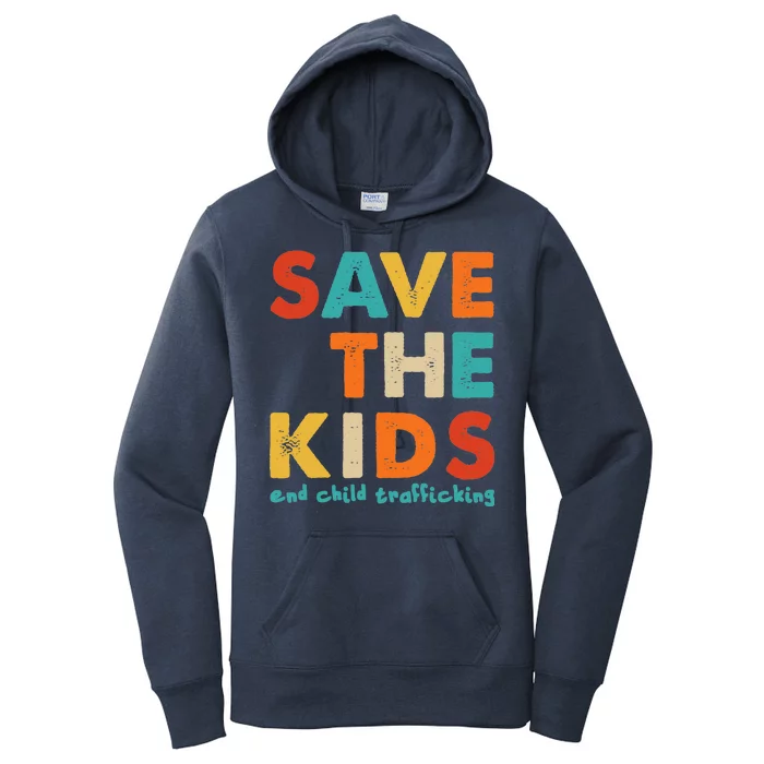 Save the Kids End Child Trafficking Women's Pullover Hoodie