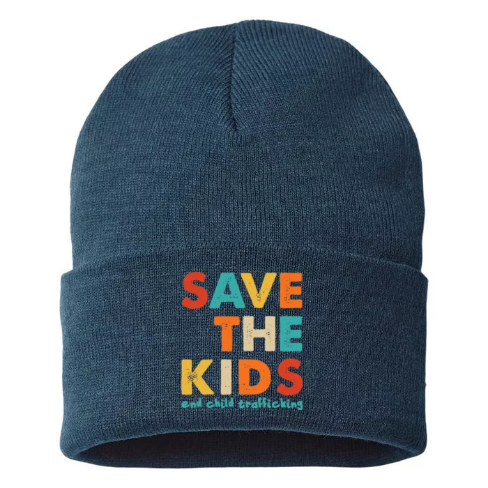 Save the Kids End Child Trafficking Sustainable Knit Beanie