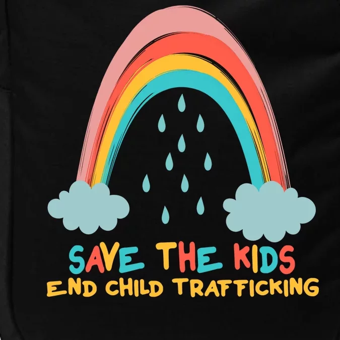 Save The Kids End Child Trafficking Rainbow Impact Tech Backpack