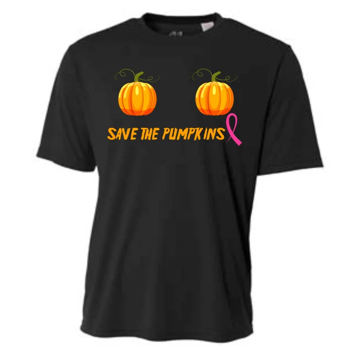 Save The Pumpkins Breast Cancer Cooling Performance Crew T-Shirt