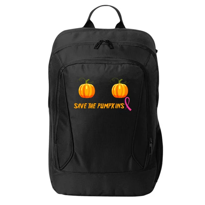 Save The Pumpkins Breast Cancer City Backpack