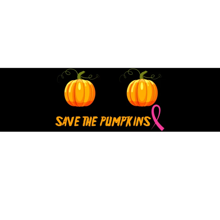 Save The Pumpkins Breast Cancer Bumper Sticker