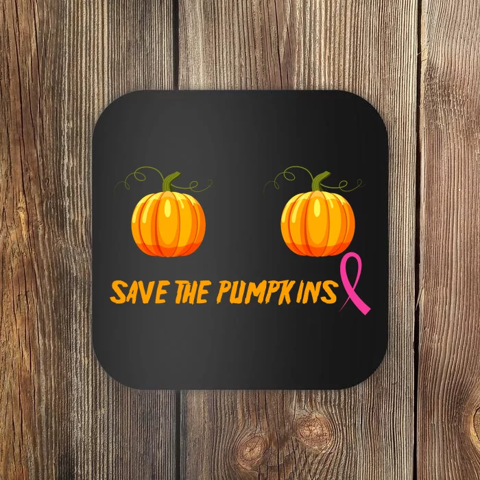 Save The Pumpkins Breast Cancer Coaster