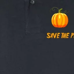 Save The Pumpkins Breast Cancer Softstyle Adult Sport Polo