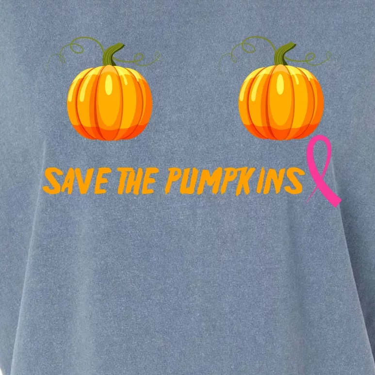 Save The Pumpkins Breast Cancer Garment-Dyed Women's Muscle Tee