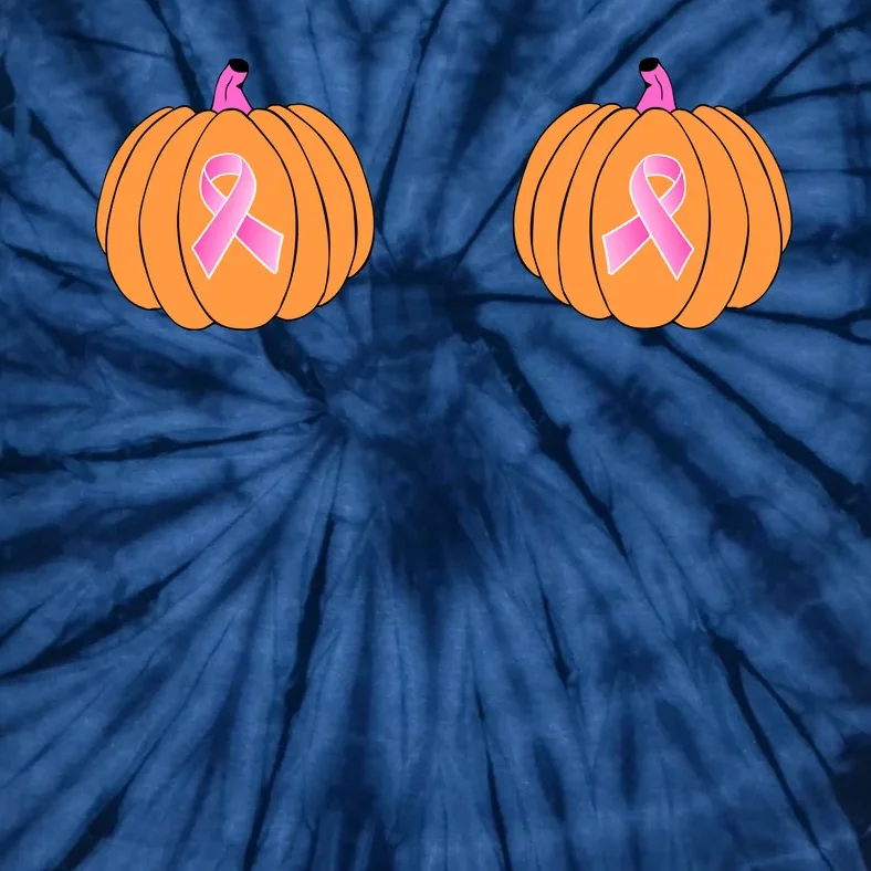 Save The Pumpkins Breast Cancer Ribbon Tie-Dye T-Shirt